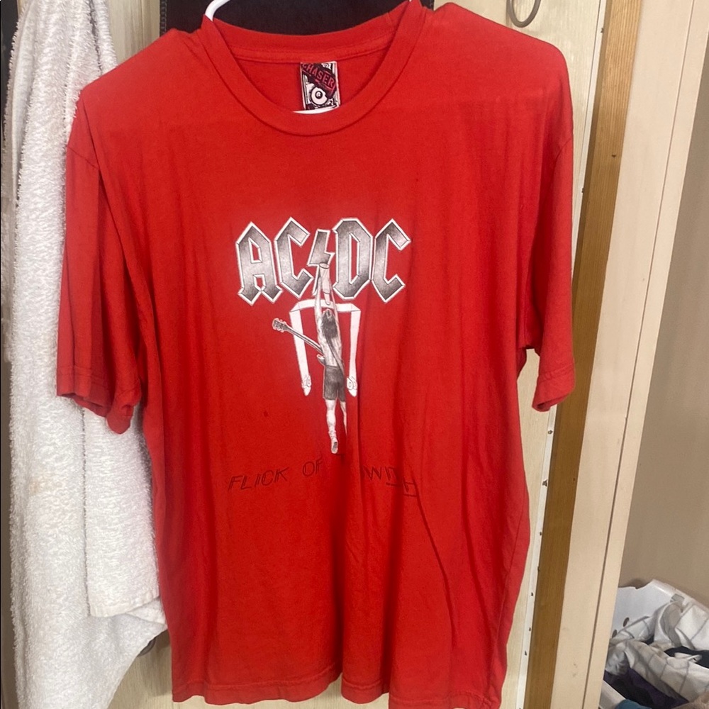 AC/DC Red Graphic T-Shirt